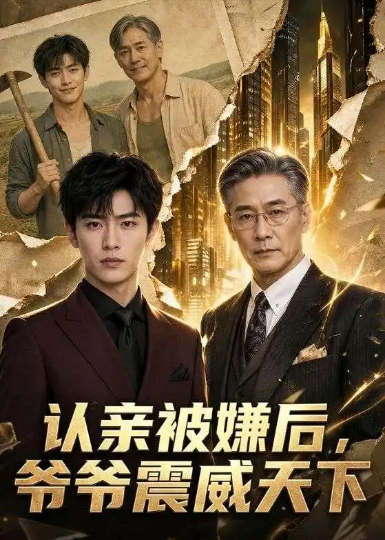 《认亲被嫌后，爷爷震威天下（60集）AI短剧（夸克网盘）》短剧封面
