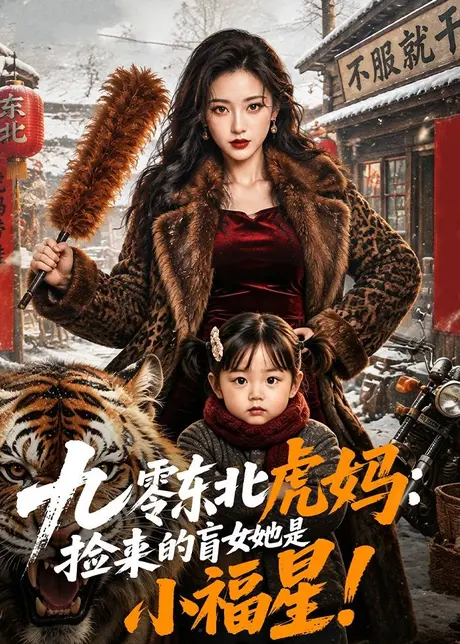 《九零东北虎妈：捡来的盲女她是小福星！（90集）（百度网盘）》短剧封面