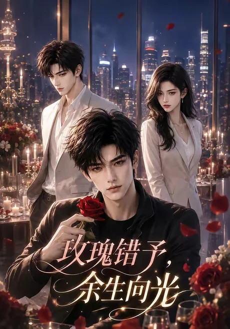 《玫瑰错予，余生向光（44集）（夸克网盘）》短剧封面