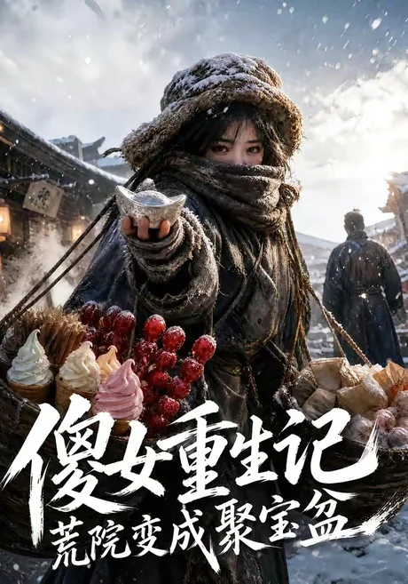 《傻女重生记，荒院变成聚宝盆（108集）（夸克网盘）》短剧封面