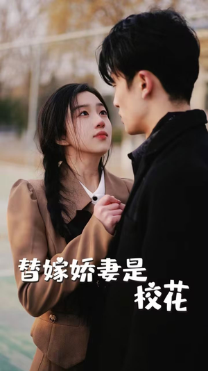 《替嫁娇妻是校花》短剧封面