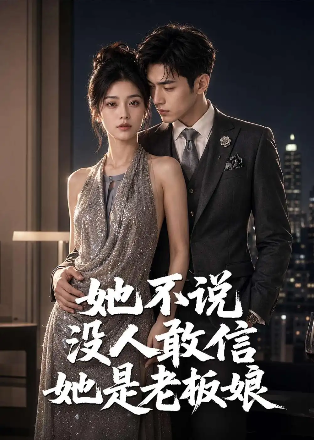 《她不说没人敢信她是老板娘（84集）（夸克网盘）》短剧封面