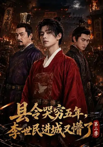 《县令哭穷五年，李世民进城又懵了第二季（77集）（夸克网盘）》短剧封面