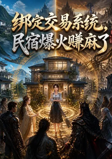 《绑定交易系统，民宿爆火赚麻了（100集）Ai短剧（百度网盘）》短剧封面
