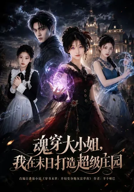 《魂穿大小姐，我在末日打造超级庄园（70集）（夸克网盘）》短剧封面