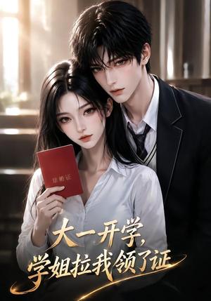 大一开学,学姐拉我领了证 《大一开学,学姐拉我领了证》短剧封面