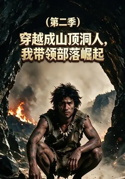 《穿越成山顶洞人，我带领部落崛起第二季（39集）（夸克网盘）》短剧封面