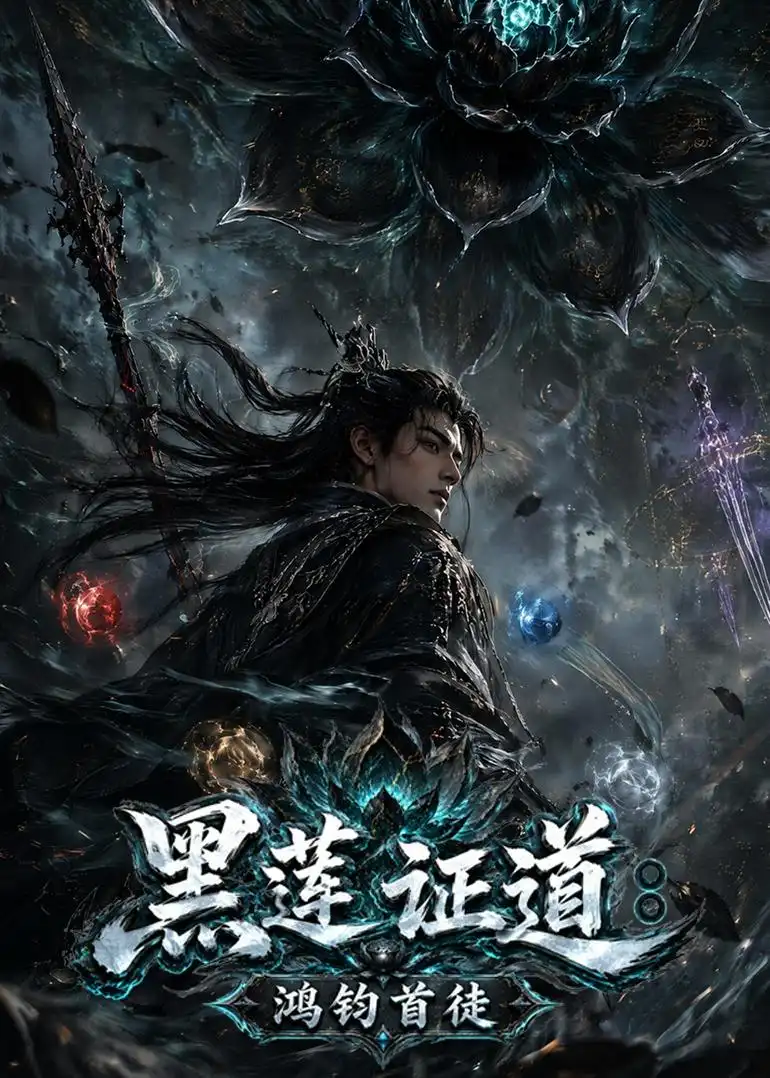 《黑莲证道：鸿钧首徒（80集）AI短剧（夸克网盘）》短剧封面