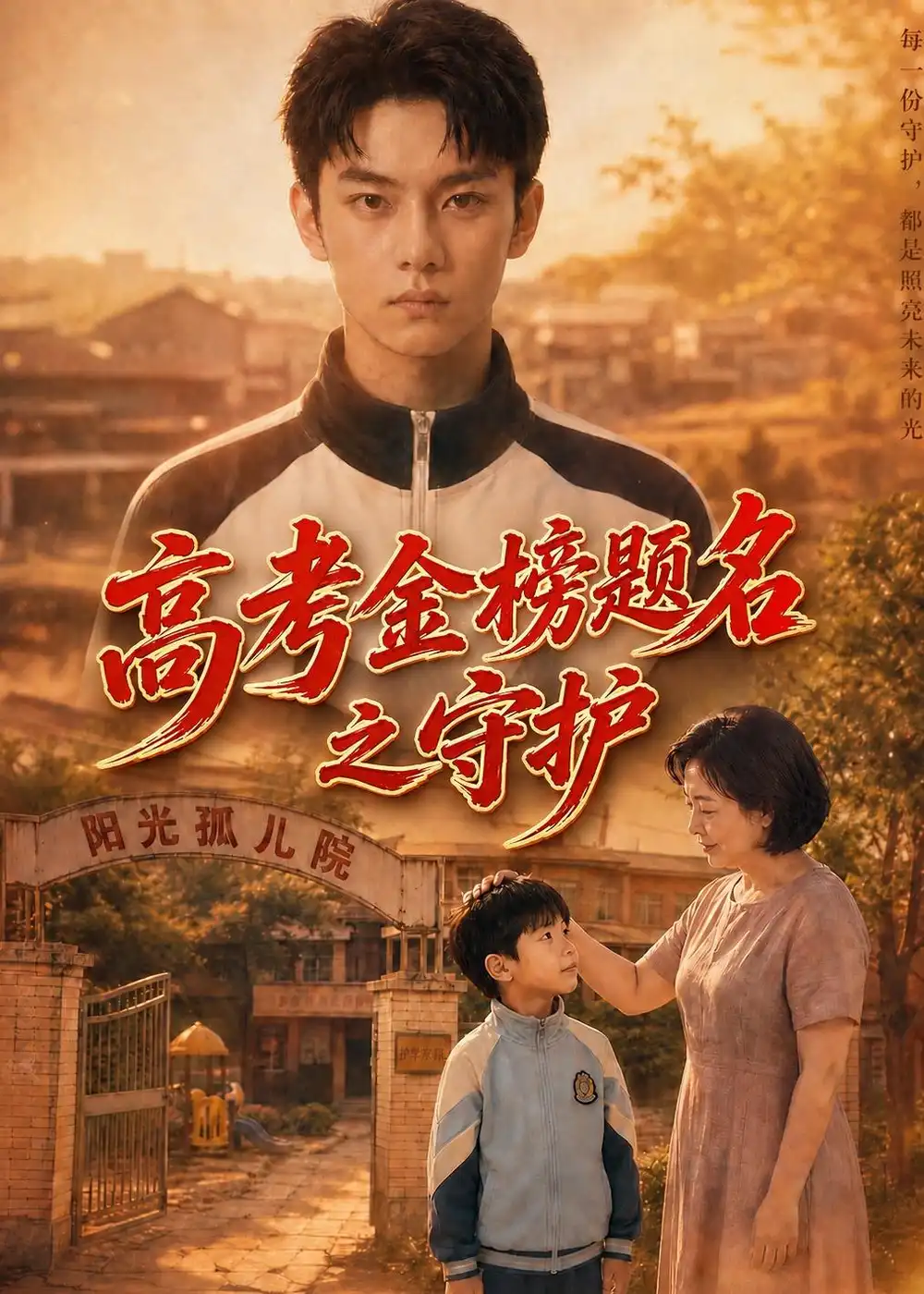 《高考金榜题名之守护（80集）AI短剧（夸克网盘）》短剧封面