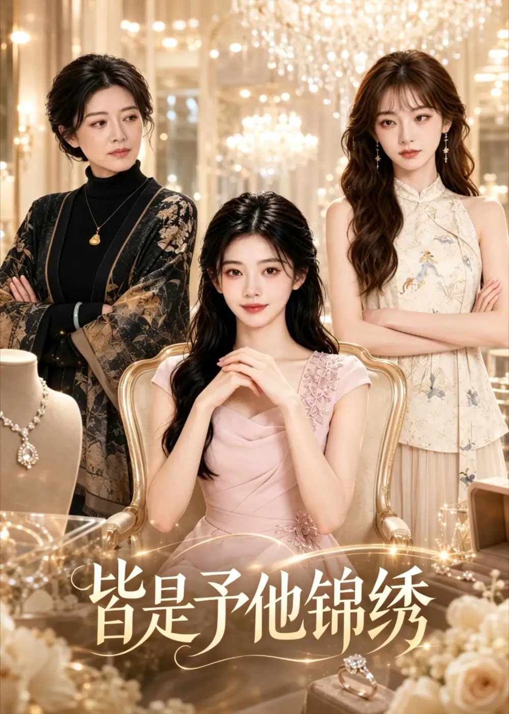 《皆是予他锦绣（45集）（夸克网盘）》短剧封面