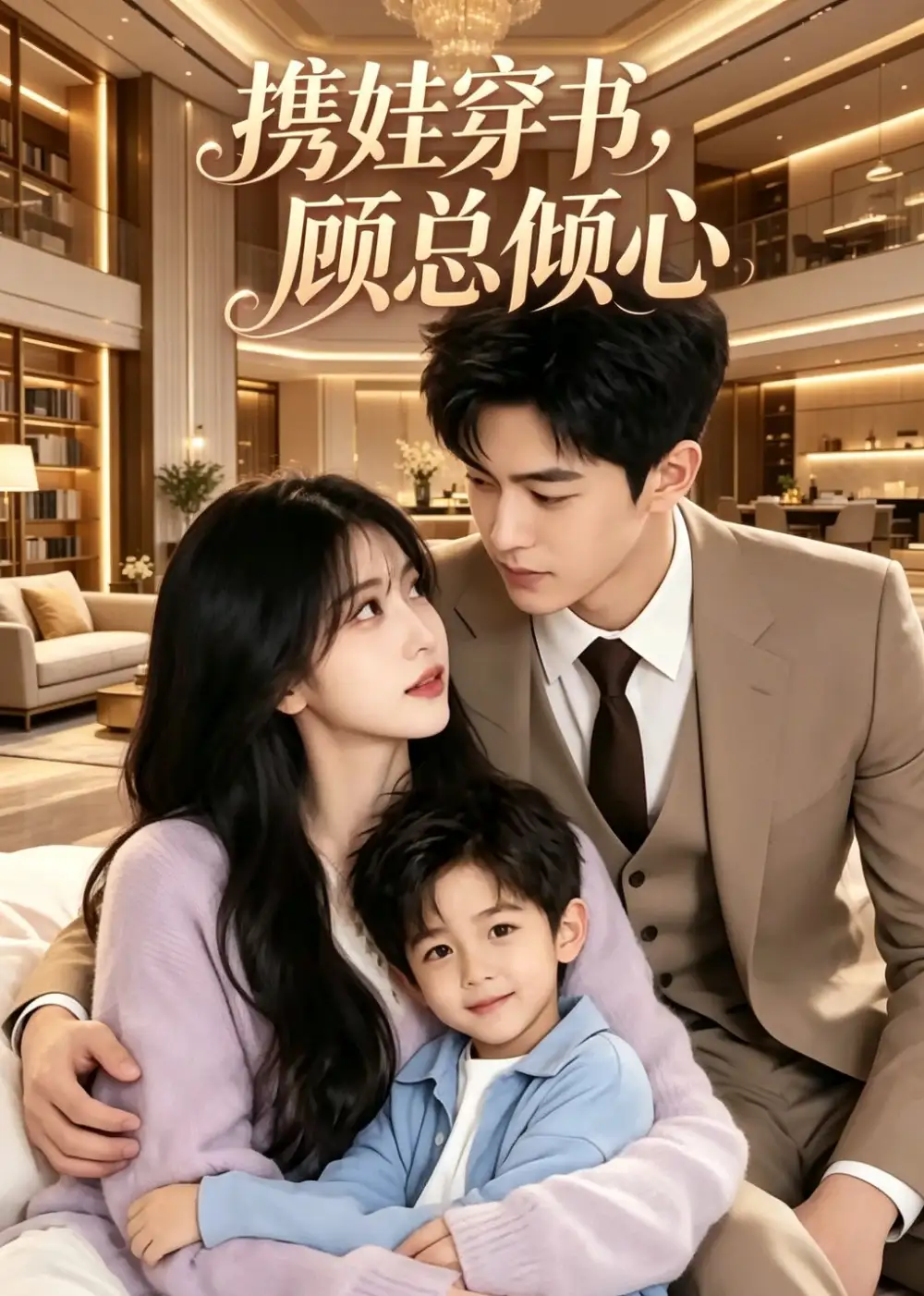 《携娃穿书，顾总倾心（121集）（夸克网盘）》短剧封面