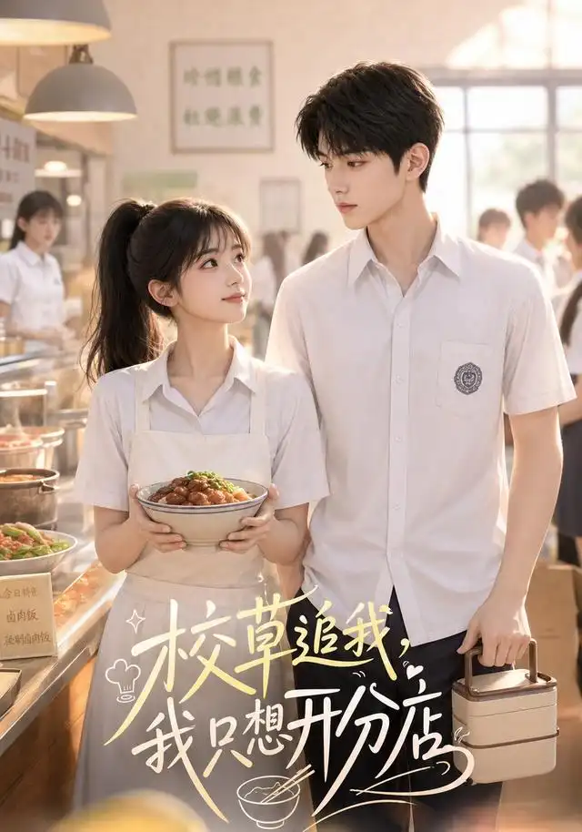 《校草追我，我只想开分店（40集）（夸克网盘）》短剧封面