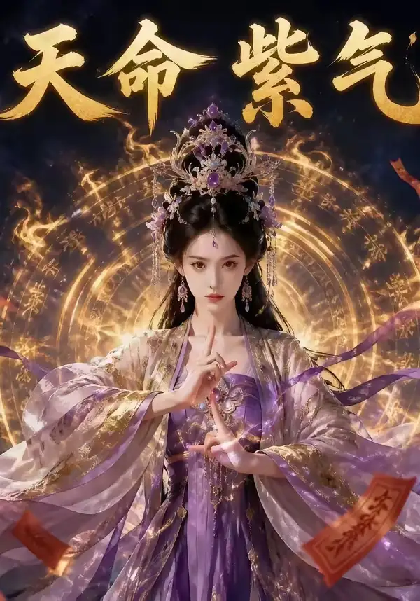 《天命紫气(72集)AI短剧 (2026)》短剧封面