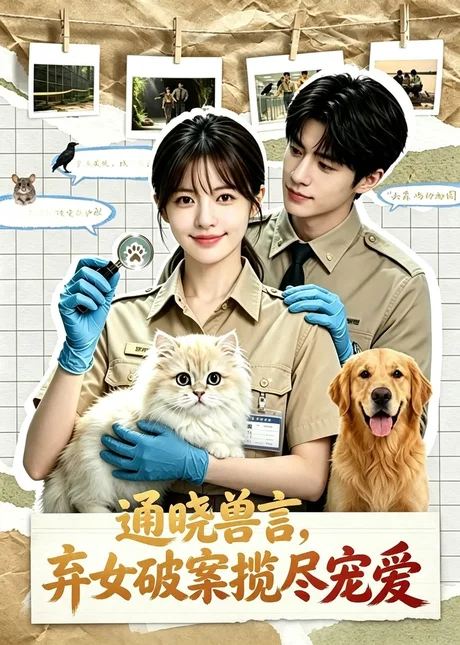 《通晓兽言，弃女破案揽尽宠爱（50集）AI短剧 (2026)》短剧封面
