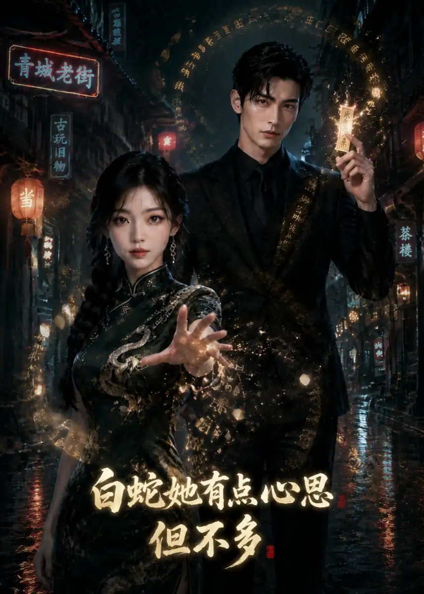《白蛇她有点小心思但不多（60集）（夸克网盘）》短剧封面