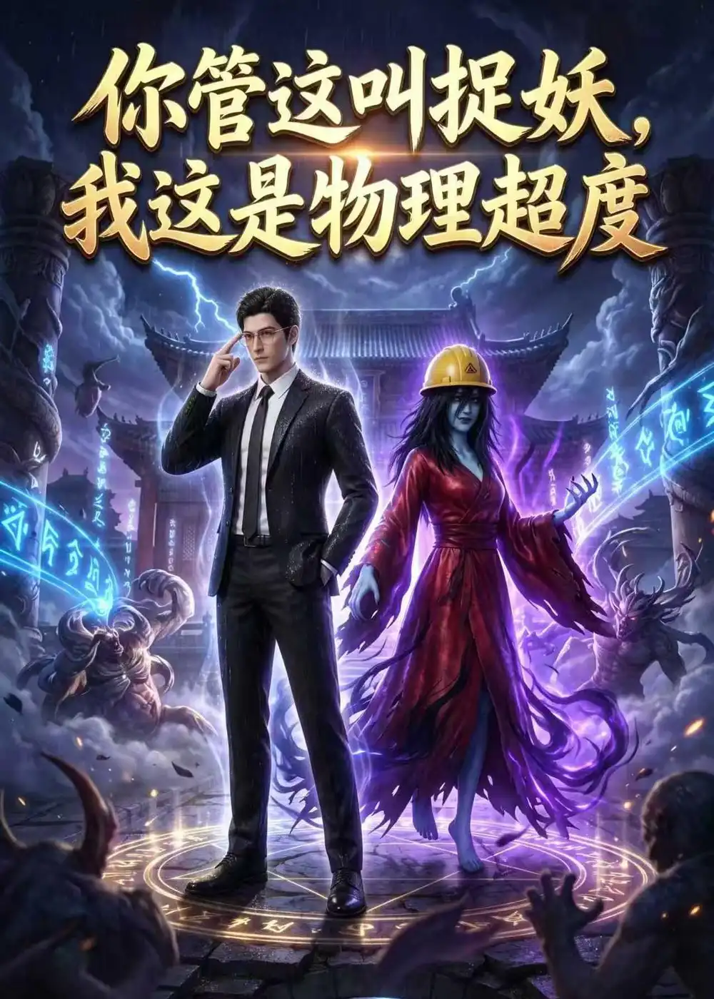 《你管这叫捉妖，我这是物理超度（30集）（夸克网盘）》短剧封面