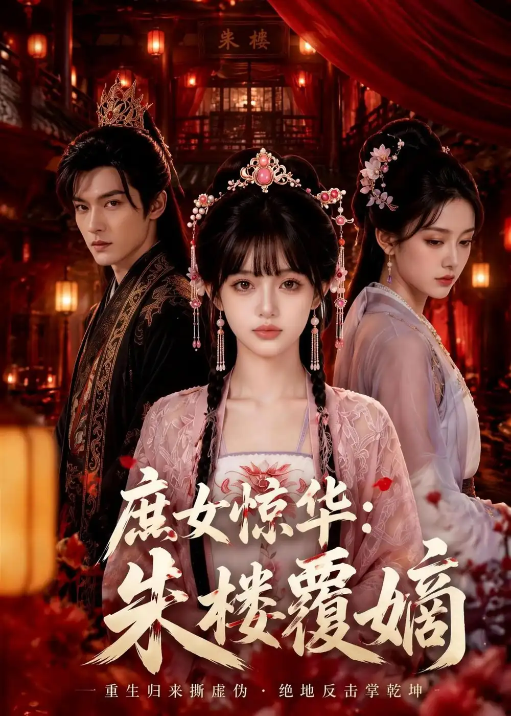 《庶女惊华：朱楼覆嫡（47集）AI短剧 (2026)》短剧封面