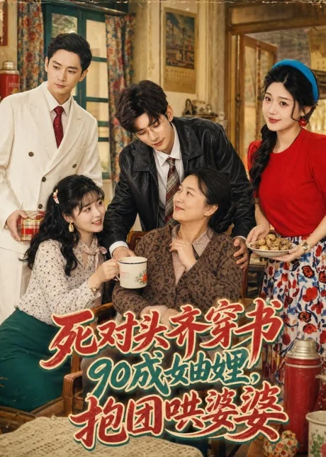 《死对头齐穿书90成妯娌，抱团哄婆婆（80集）宗梦馨＆姜雨岑（百度网盘）》短剧封面