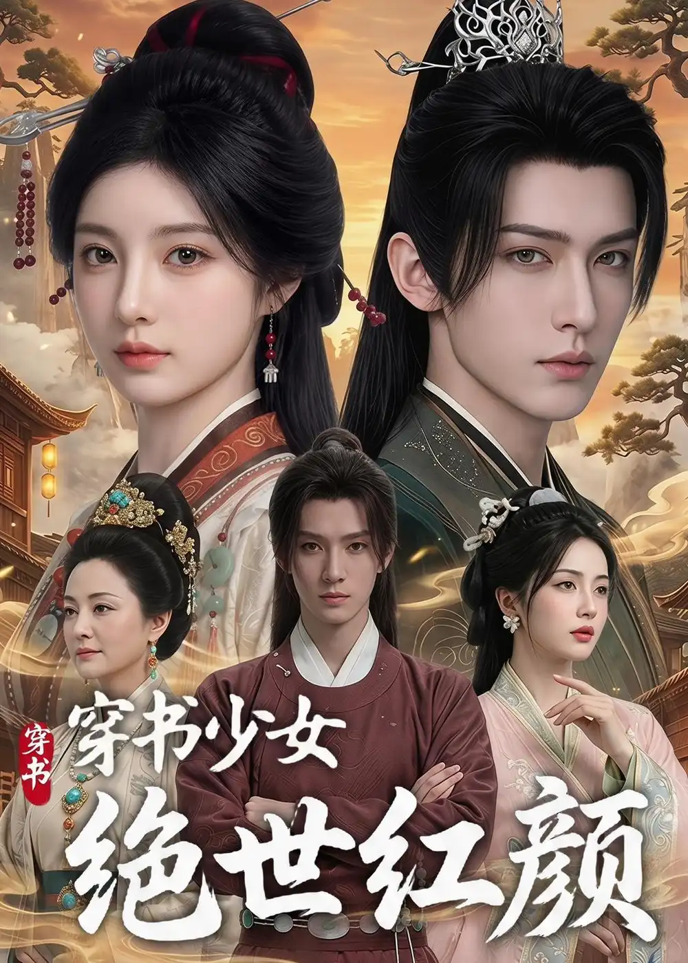 《穿书少女绝世红颜（80集）（夸克网盘）》短剧封面