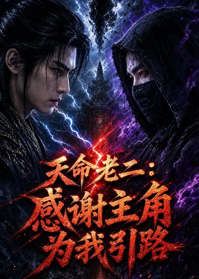 《天命老二：感谢主角为我引路（60集）AI短剧 (2026)》短剧封面