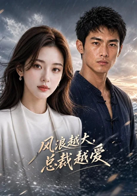 《风浪越大，总裁越爱（43集）AI短剧（夸克网盘）》短剧封面