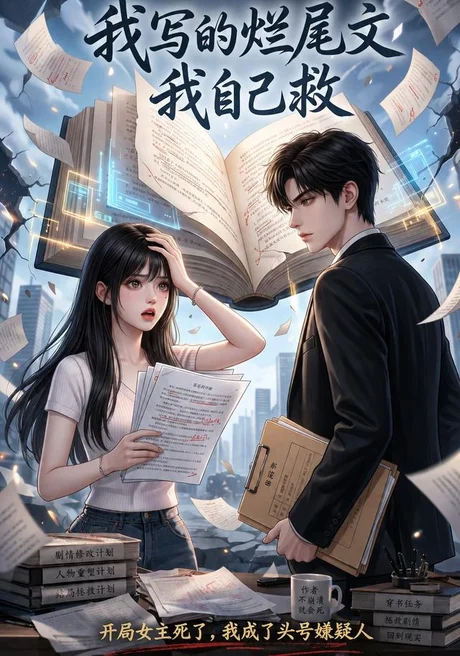 《我写的烂尾文我自己救(58集)(百度网盘)》短剧封面