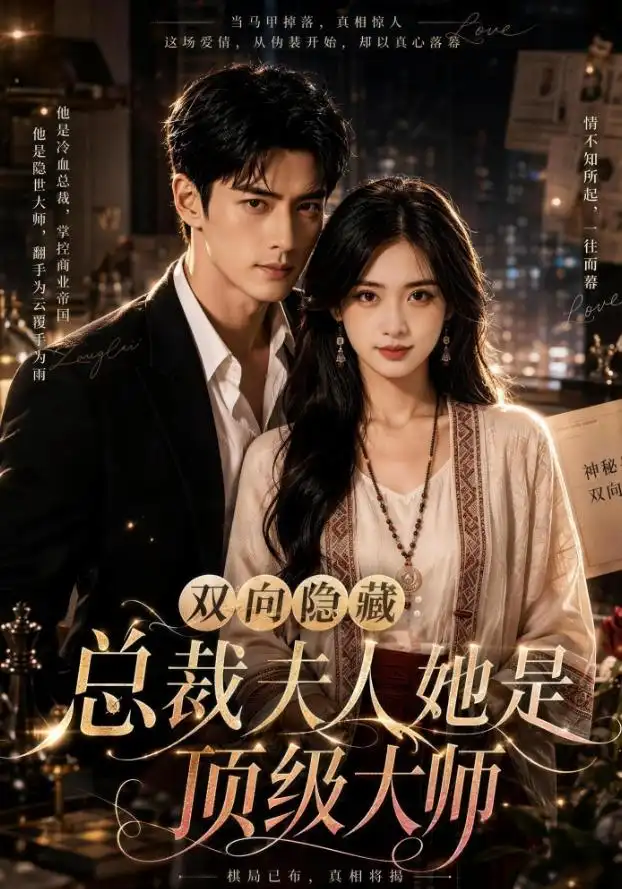 《双向隐藏:总裁夫人她是顶级大师(78集)(夸克网盘)》短剧封面
