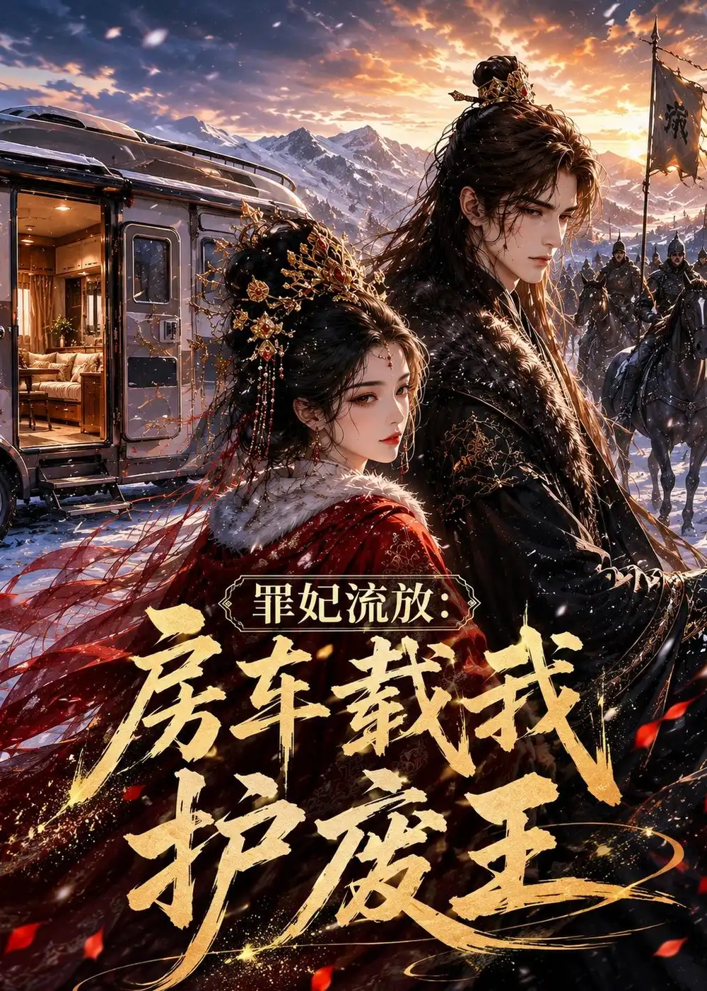 《罪妃流放：房车载我护废王（77集）（夸克网盘）》短剧封面
