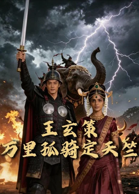 《王玄策：万里孤骑定天竺（37集）Ai短剧（百度网盘）》短剧封面