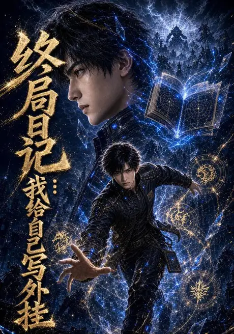《终局日记：我给自己写外挂（80集）AI短剧 (2026)》短剧封面