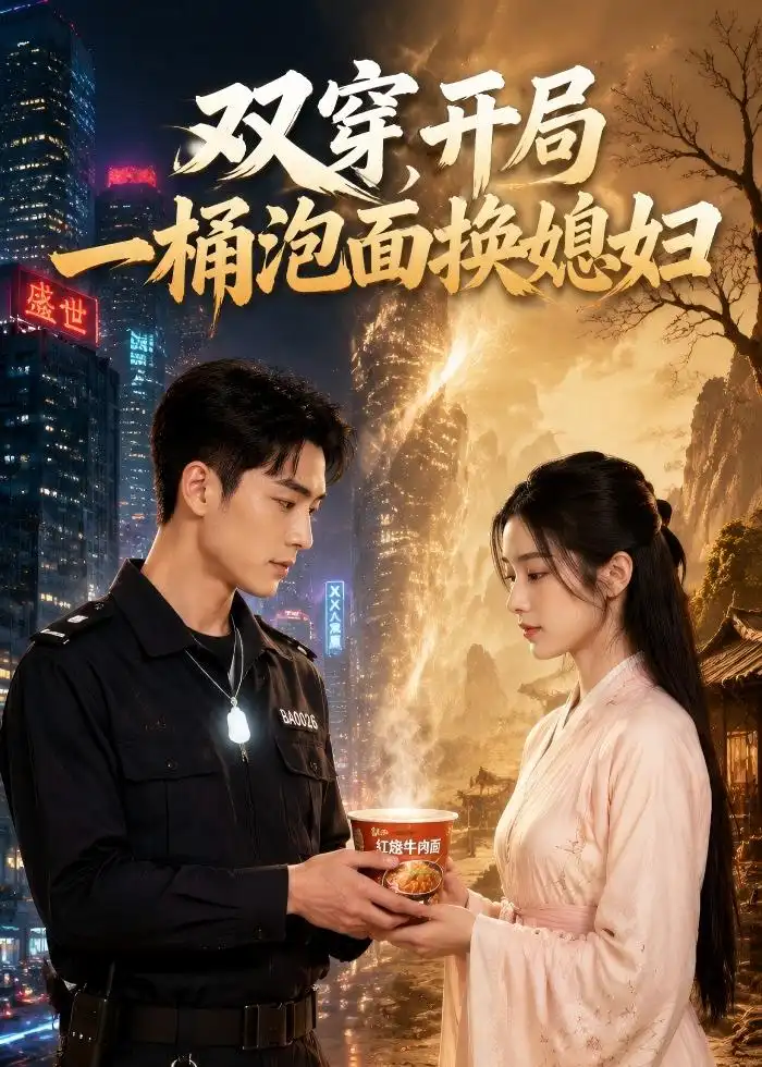 《双穿,开局一桶泡面换媳妇(80集)AI短剧 (2026)》短剧封面