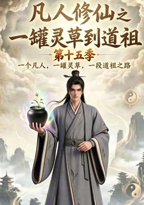 《凡人修仙之一罐灵草到道祖第十五季（100集）（夸克网盘）》短剧封面