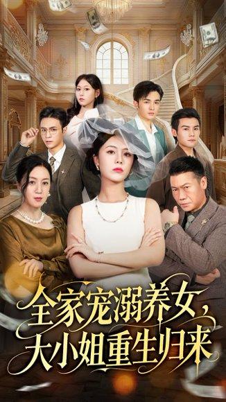 全家宠溺养女，大小姐重生归来（80集）郑千亦＆祝静怡 - 重生复仇短剧封面
