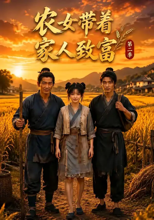 《农女带着家人致富第二季(72集)(夸克网盘)》短剧封面