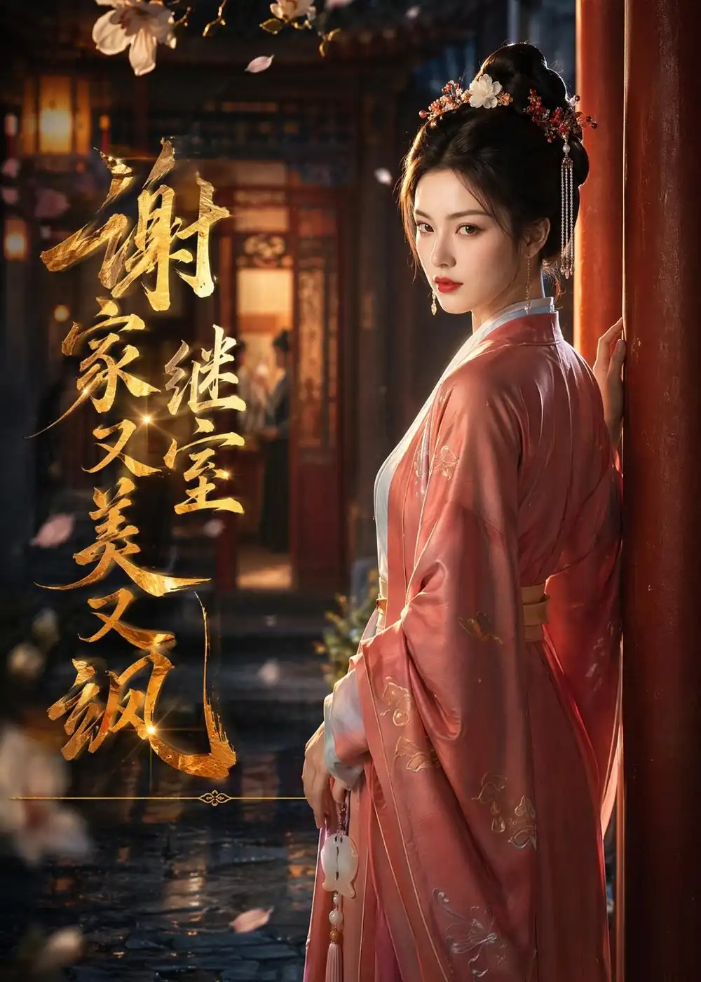 《谢家继室又美又飒（36集）AI短剧（夸克网盘）》短剧封面