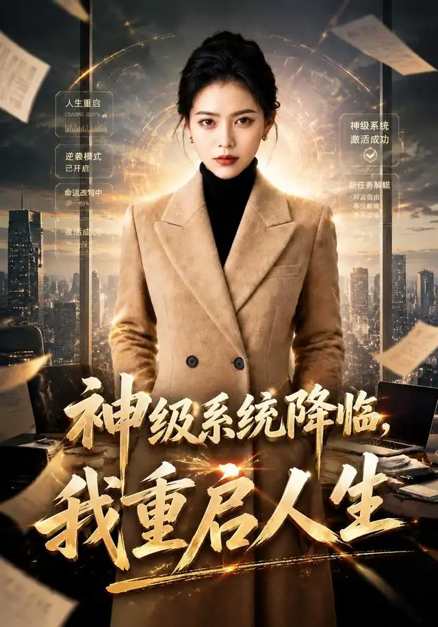 《神级系统降临，我重启人生（69集） AI短剧（夸克网盘）》短剧封面