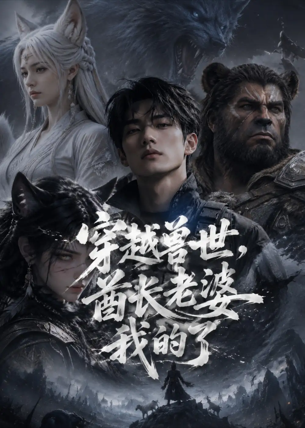 《穿越兽世,酋长老婆我的了(40集)AI短剧 (2026)》短剧封面