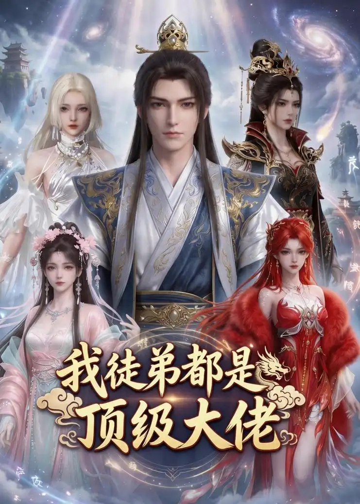 《我徒弟都是顶级大佬（39集）（夸克网盘）》短剧封面