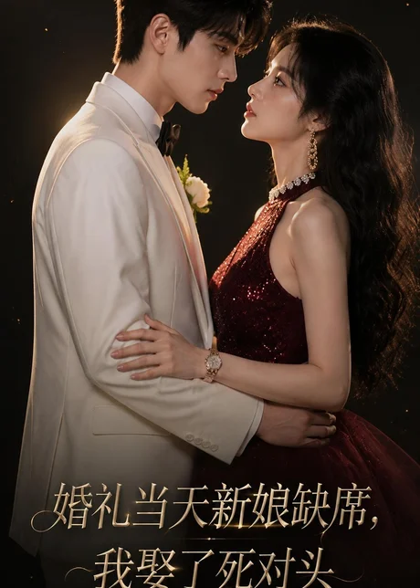 《婚礼当天新娘缺席，我娶了死对头（68集）（百度网盘）》短剧封面