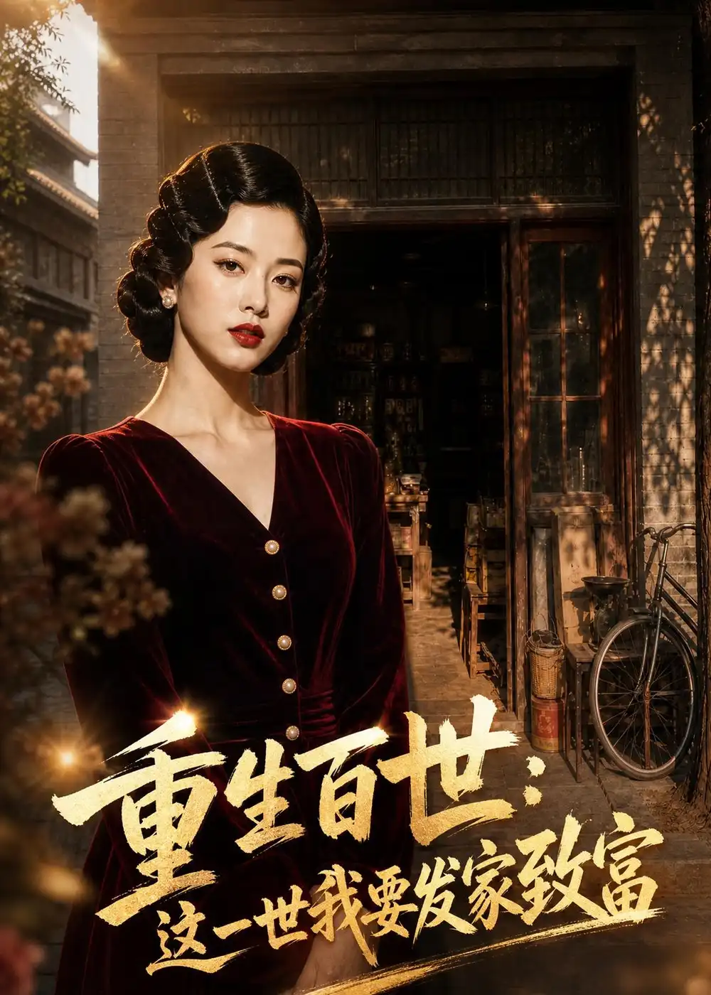 《重生百世:这一世我要发家致富(30集)AI短剧(夸克网盘)》短剧封面