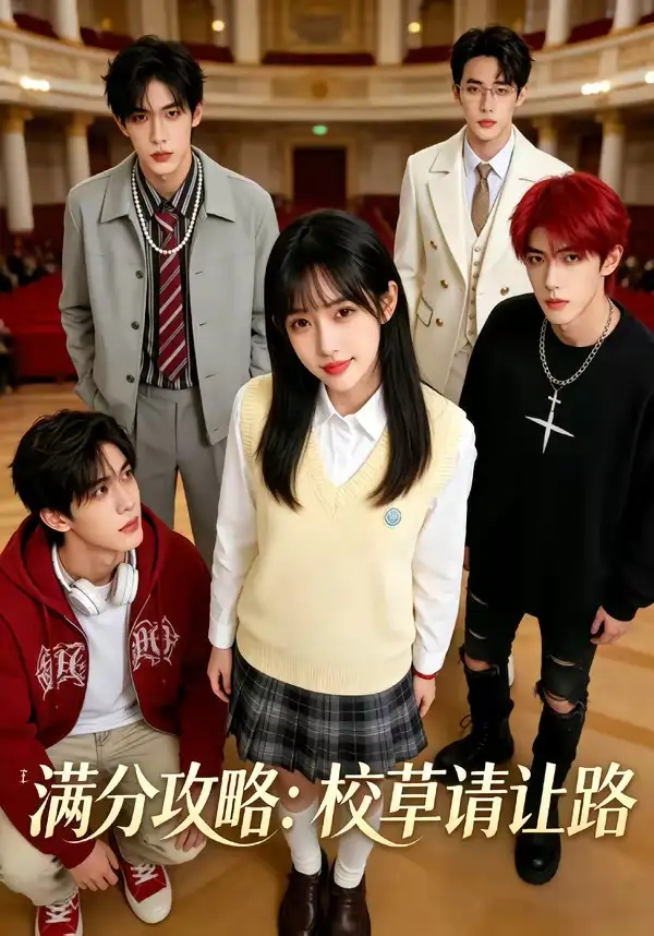 《满分攻略:校草请让路(37集)(夸克网盘)》短剧封面