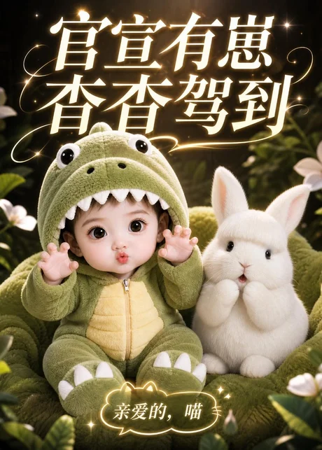 《官宣有崽,杳杳驾到亲爱的喵(122集)AI短剧 (2026)》短剧封面