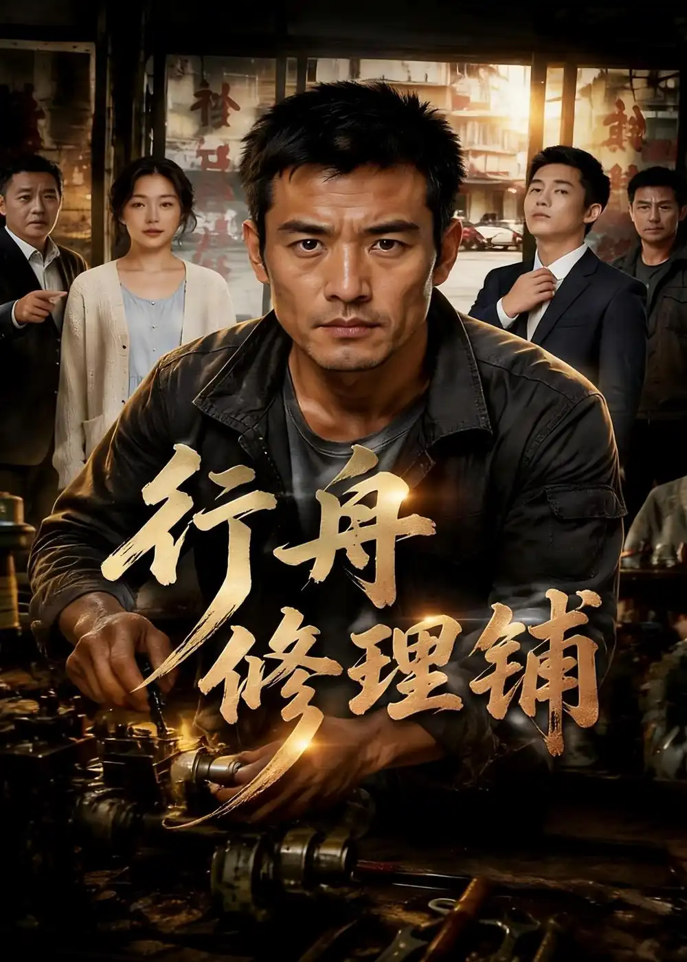 《行舟修理铺（37集）AI短剧》短剧封面