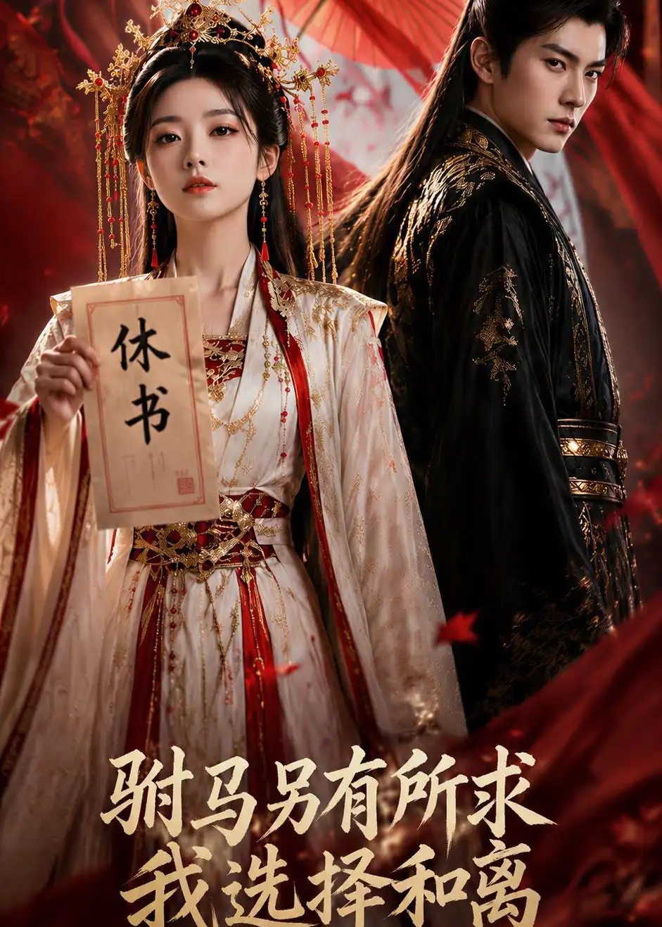 《驸马另有所求，我选择和离（45集） AI短剧（夸克网盘）》短剧封面