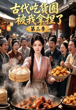 古代吃货圈被我拿捏了第三季 《古代吃货圈被我拿捏了第三季》短剧封面