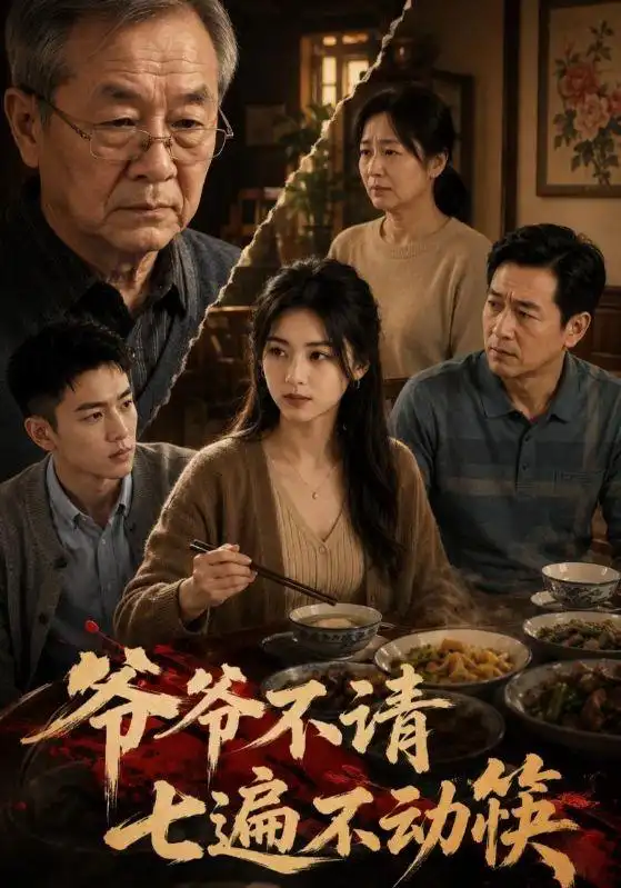 《爷爷不请七遍不动筷（50集） AI短剧（夸克网盘）》短剧封面