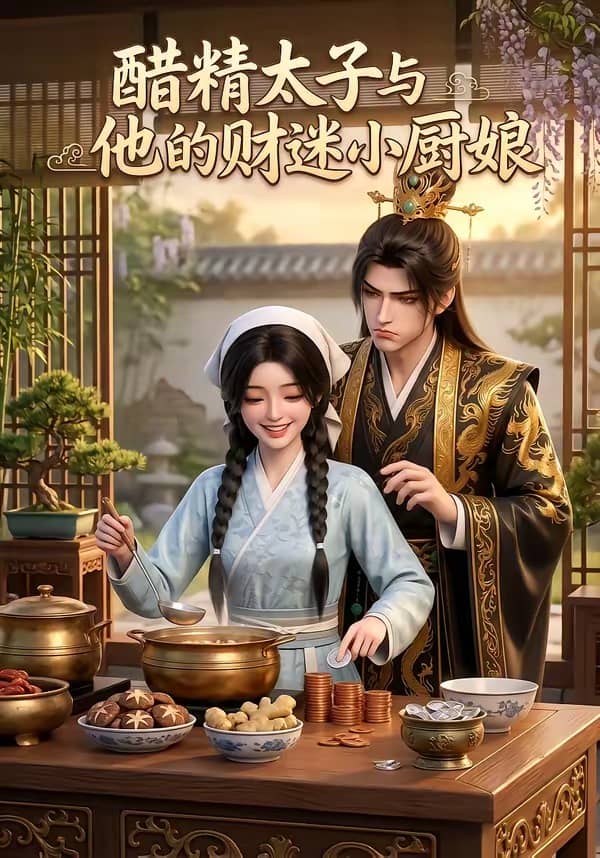 《醋精太子与他的财迷小厨娘（25集）（百度网盘）》短剧封面
