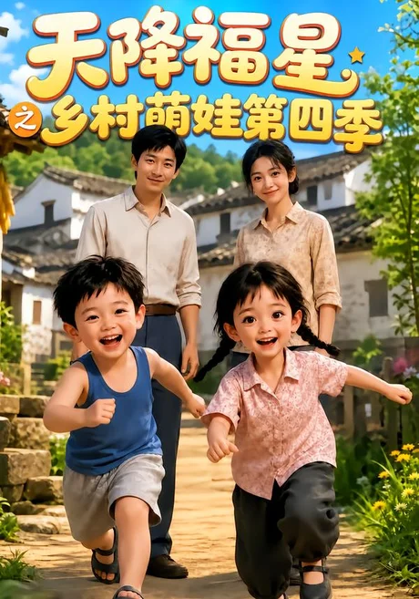 《天降福星之乡村萌娃第四季（76集）（夸克网盘）》短剧封面