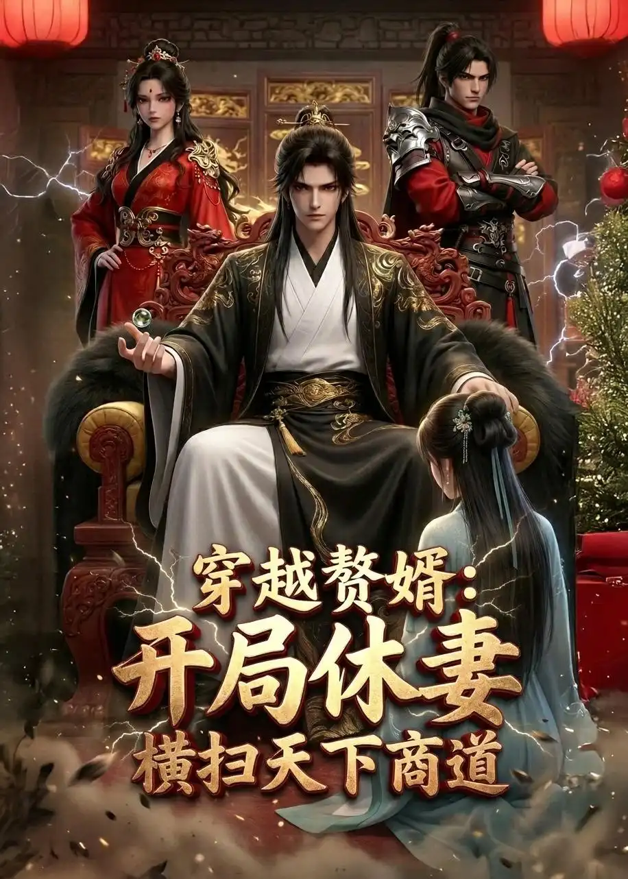 《穿越赘婿:开局休妻,横扫天下商道(60集)动漫(夸克网盘)》短剧封面