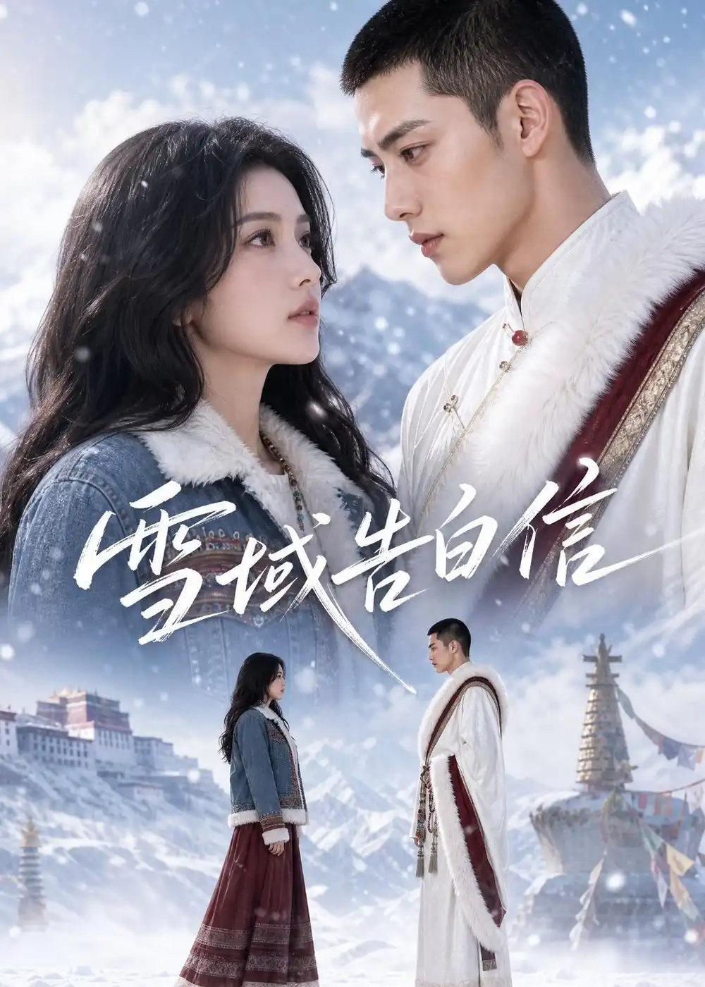 《雪域告白信（40集）（夸克网盘）》短剧封面